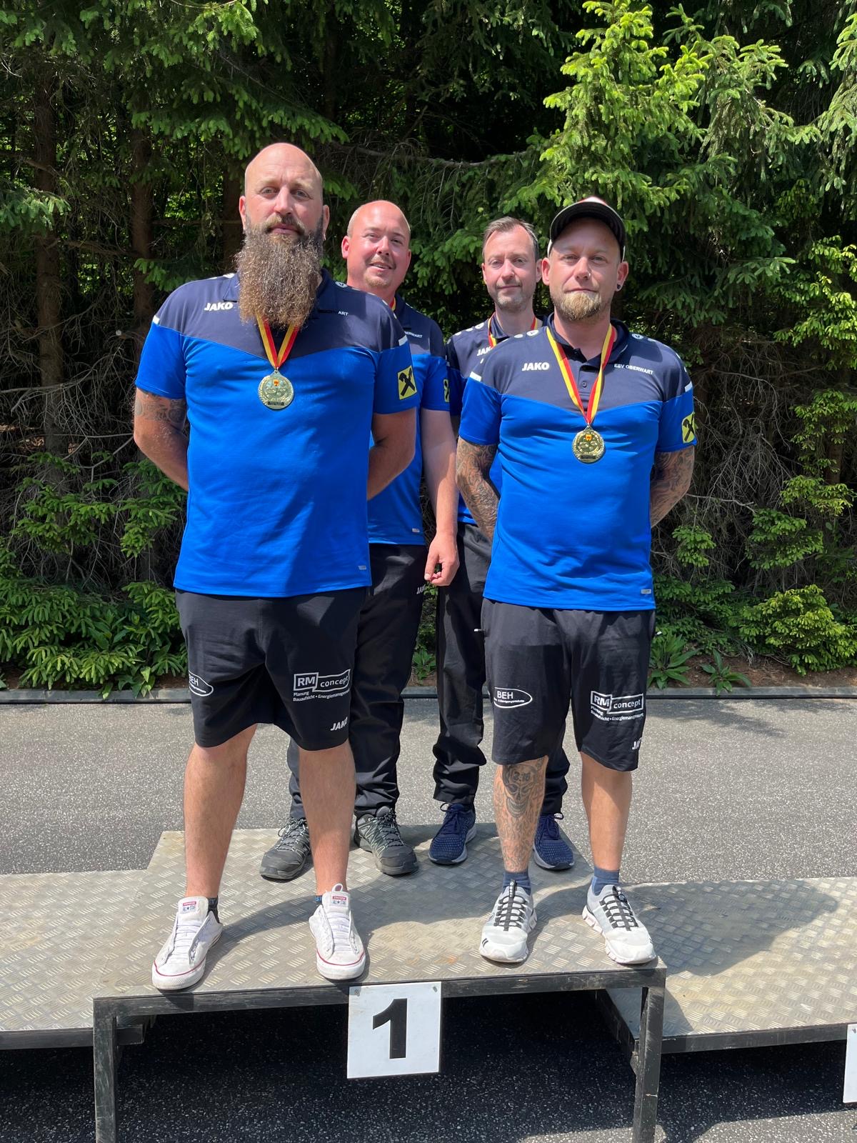 ESV Oberwart 5 Sieger in der 1. Klasse Herren
