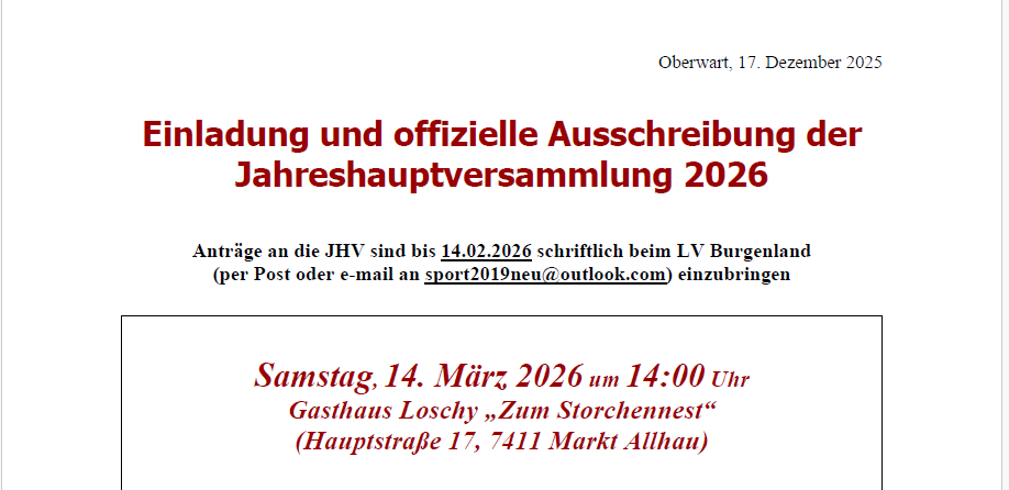 vorläufige Unterlagen Sommer