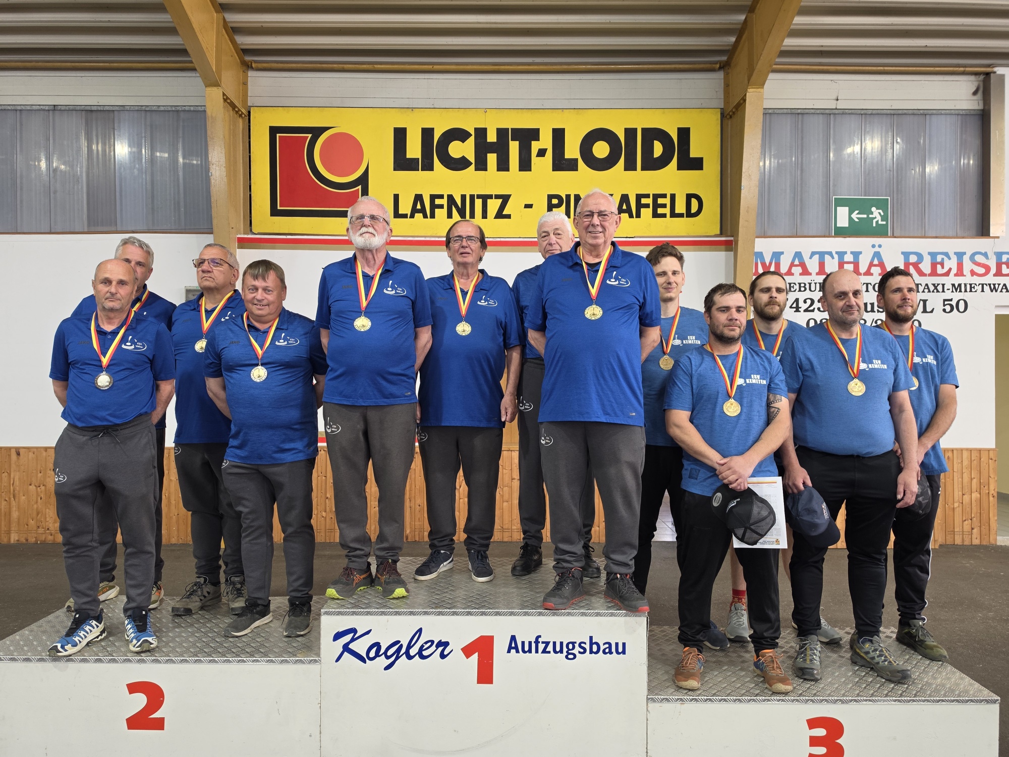 Oberliga Herren: Doppelsieg für ESV Welten vor dem ESV Kemeten